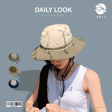ZOII 佐壹｜大和拼接奔尼帽 工裝漁夫帽 工裝帽 漁夫帽 奔尼帽 工裝穿搭 登山 #101035