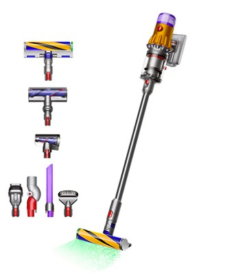 【福利品雙主頭組】Dyson V12 Detect Slim™ Total Clean 輕量無線吸塵器