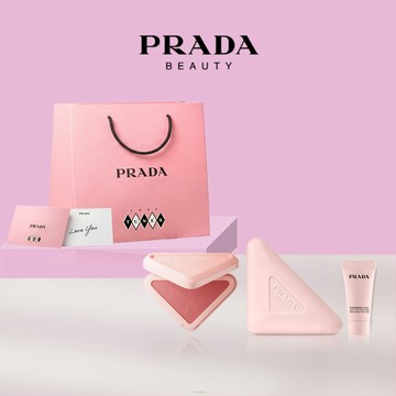 🔜快速出貨【PRADA】唯我奢潤護手霜x輕霧暈染腮紅｜收禮者自選色號｜奶木花香調｜享 體驗禮+禮袋｜情人節禮物｜生日禮物