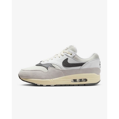 NIKE AIR MAX 1 男休閒運動鞋-白灰黑-HJ3498007