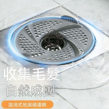🔥臺灣出貨🔥日式旋涡地漏浴室头发收集器厨房卫生间下水道旋转防虫防堵过滤网