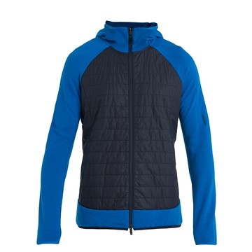 男 Quantum Hybrid 超輕量潑水透氣保暖連帽外套-GT260