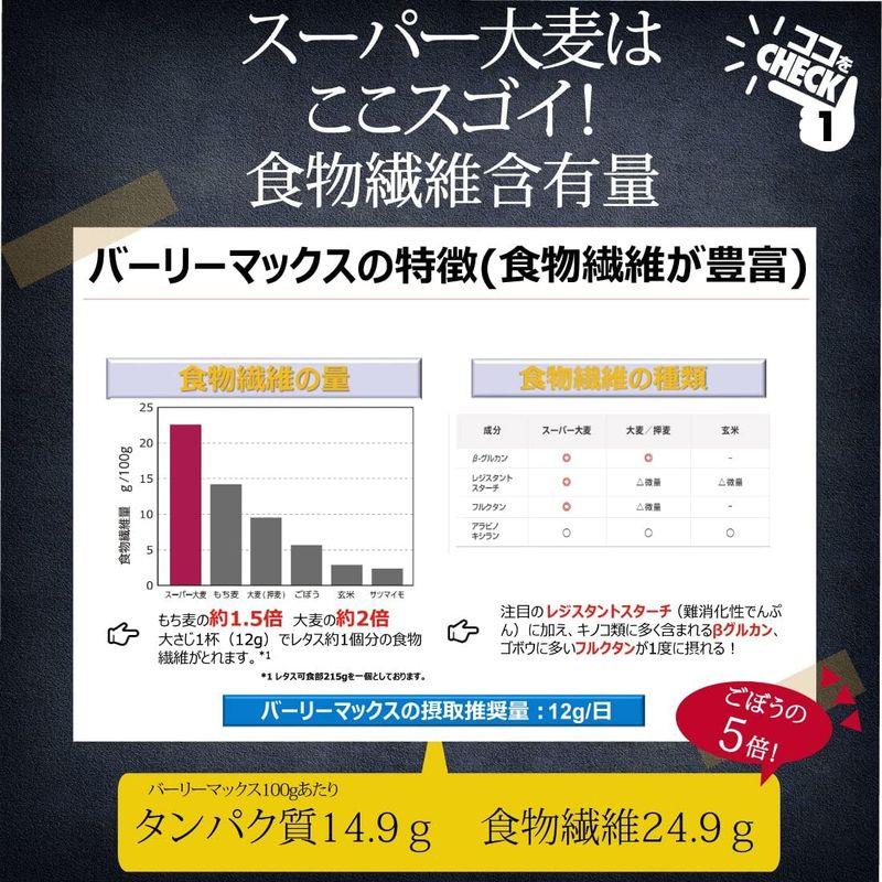 スーパー大麦 2.1kg バーリーマックス 帝人社製 食物繊維がもち麦の2倍 レジスタントスターチ 大麦 もち麦 玄麦 腸活 雑穀 はと麦