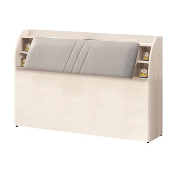 文創集 奧蘭6尺雙人貓抓皮革床頭箱(二色可選＋不含床底＋不含床墊)-182x30x93cm免組