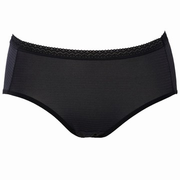 莎薇-日間生理褲 M-LL低腰標準款生理褲(黑) AS3515BL