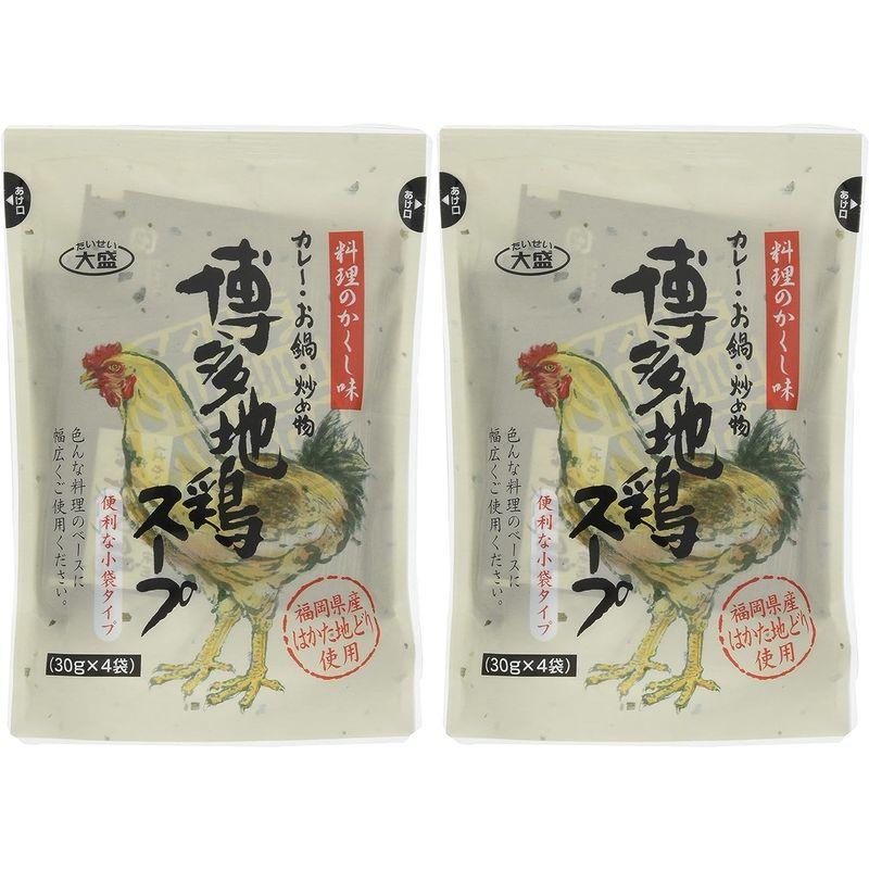 大盛食品 博多 地鶏 スープ 120g(30g×4袋) ×