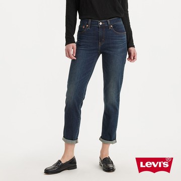 Levi s 女款Boyfriend中腰錐形及踝丹寧牛仔褲 / 彈性