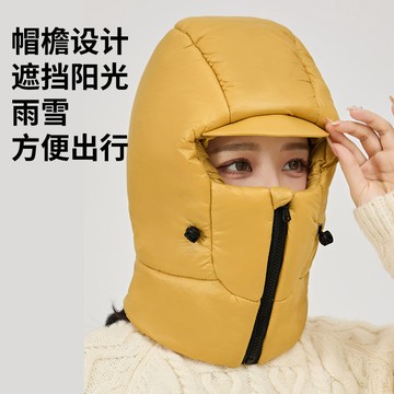 【防寒神器】騎車保暖帽 電動車護耳圍脖連體帽 加厚雷鋒帽 防寒帽 套頭帽 冬季保暖帽 電瓶車防風帽 男女通用防寒帽