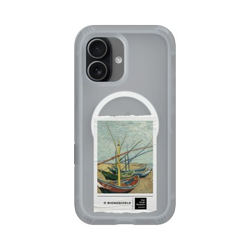 iPhone 17 AirX 流變灰 - Van Gogh Museum - 聖馬迪拉莫海邊的漁船