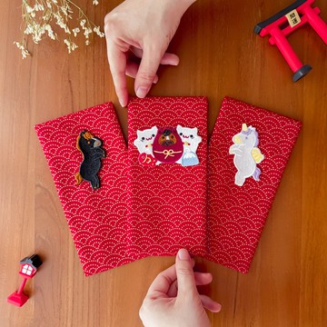 【2026 丙午】馬年紅包 招福貓與達摩 紅包袋 存摺收納