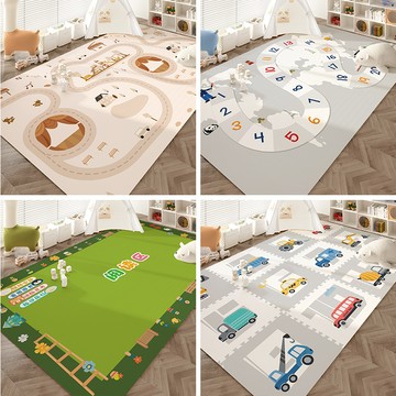 PVC地墊 防水地毯 免洗皮革地墊 可擦兒童爬行墊 寶寶爬爬墊 客廳地墊