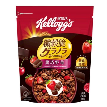 家樂氏纖穀脆-黑巧野莓300g克