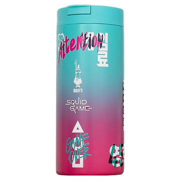 BIALeTTI 拜雷提 魷魚遊戲聯名 咖啡保溫杯  粉紅色 + 淺綠色  360ml  1個