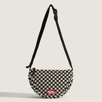 Old Skool Icon Crossbody Bag 黑白色棋盤格斜背包