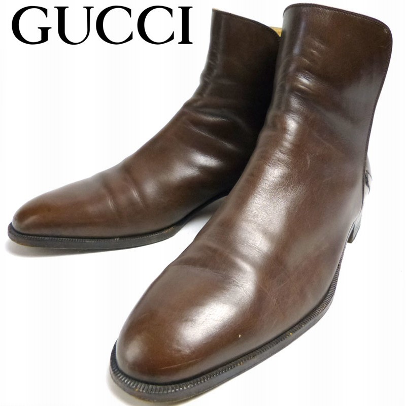 イタリア製 OLD GUCCI オールドグッチ ジョッパーブーツ 44 