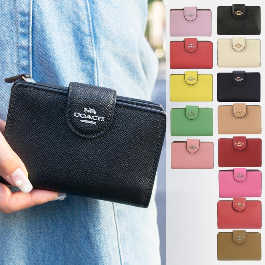 COACH コーチ 財布 レディース 二つ折り アウトレット 折財布