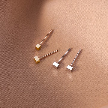 925純銀耳釘女年新款潮小巧高級感ins耳環氣質養耳洞耳飾