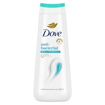 Dove Care & Protect Antibacterial Body Wash for All Skin Types to Protect from Dryness 22 fl oz