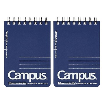 KOKUYO 大人線圈點線筆記本  H105*W74mm  深藍  2本
