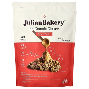 Julian Bakery, ProGranola 麥片塊，花生醬，18.5 盎司（526 克）