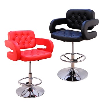 Logis 艾莉雅菱格吧檯椅(腳圈款) 低吧椅 吧台椅   咖啡椅 LOS-228DX  LOS-228HX黑高吧