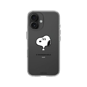 iPhone 16 Clear Case（相機按鈕） 透明 - 史努比 Snoopy - 經典-Snoopy史努比