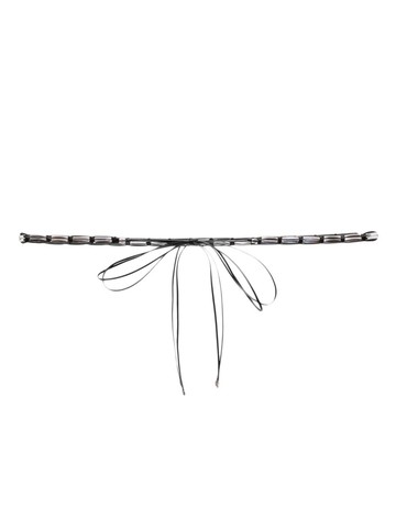 ISABEL MARANT - Teralia leather belt - women - Tin/Lamb Skin/Brass - 80 - Black
