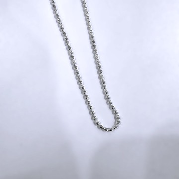 純銀米粒款項鍊