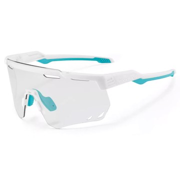 ROCKBROS 運動變色可配度數鏡片夾自行車護目鏡 SP323  1個  霧面白色  FREE (145 x 62 x 175 mm)