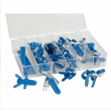 Finger Splint PROCARE Strip, Frog, Baseball Aluminum Left or Right Hand Silver Assorted Sizes 1 Kit by DJO
