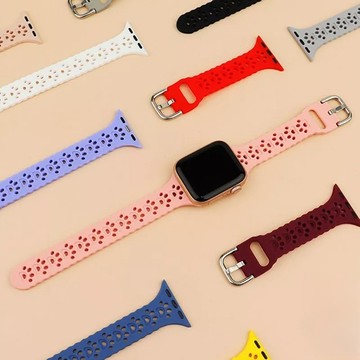 獨家限量 矽膠錶帶 適用於Apple Watch 11 10 錶帶 9 SE 防水錶帶 42mm 46mm 蘋果手錶帶