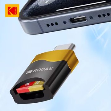 【Kodak 柯達】USB-C T330 3.0 TF專業高速讀卡器