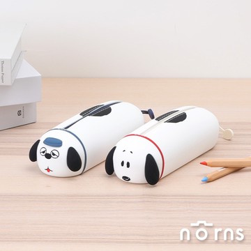 Peanuts史努比矽膠筆袋 Norns Original Design SNOOPY OLAF 歐拉夫文具收納袋