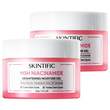SKINTIFIC 菸鹼醯胺亮白保濕霜  30g  2罐