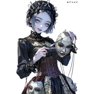 【9 月新作】07-152-0501 人物貼紙 瘋狂哥德萬聖節
