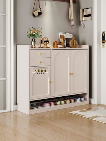 公司貨 免運 鞋櫃 小戶型鞋櫃 鞋架 翻鬥鞋櫃 簡易鞋架 鞋櫃家用超薄門口入戶玄關現代簡約奶油大容量儲物櫃鞋架收納壹體新品特價 售後保障 特惠/店長推薦 全館八折 可開發票 5k1013