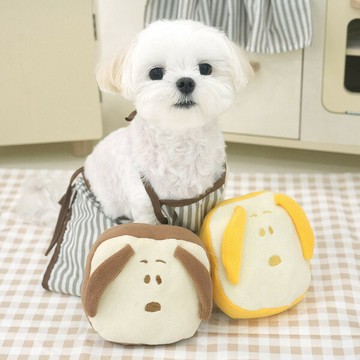 【PEANUTS】史努比吐司麵包藏食發聲玩具 (寵物玩具)