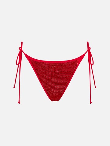 MC2 Saint Barth Woman Swim Briefs With Red Rhinestones