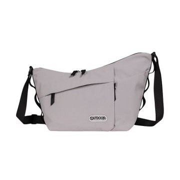【OUTDOOR】極簡風尚側背包-淺灰色 OD163359LGY