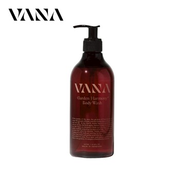 VANA 天然植萃淨化沐浴露 500ml - 北歐花園 綠茶玫瑰調