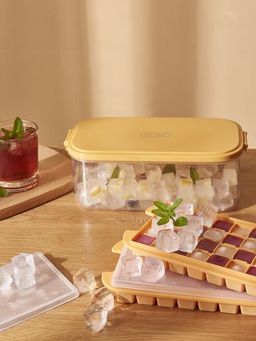 冰塊模具制冰神器硅膠球形冰格食品級凍冰盒制作家用大冰球儲存盒