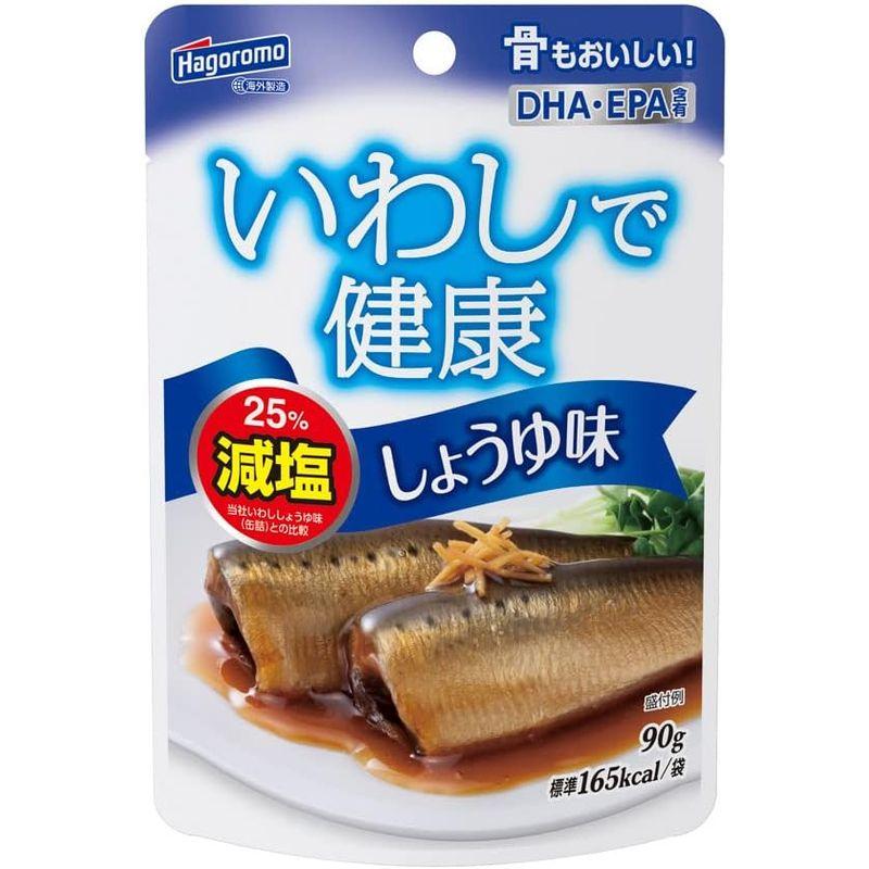 はごろも いわしで健康 しょうゆ味 (パウチ) 90g (1572)×12個