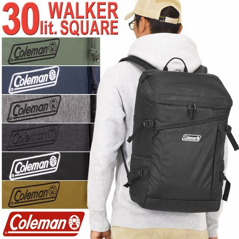 コールマン リュック 通学 ウォーカースクエア バックパック ボックス型 30リットル 通学リュック Coleman Walker Square Bag 通販 Lineポイント最大0 5 Get Lineショッピング