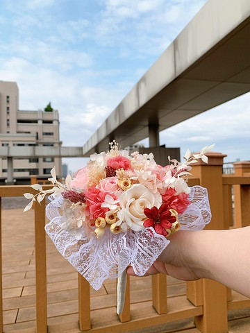 春櫻新娘捧花 花束 情人節禮物 畢業禮物 婚禮捧花 求婚 客製化