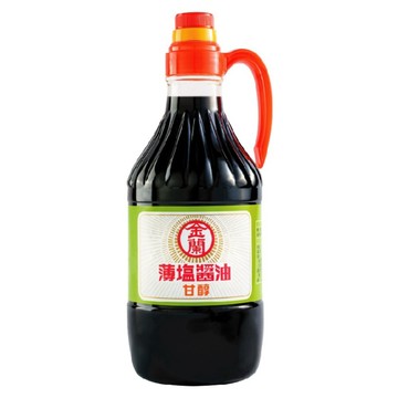 KIMLAN 金蘭 甘醇薄鹽醬油  1個  1.5L
