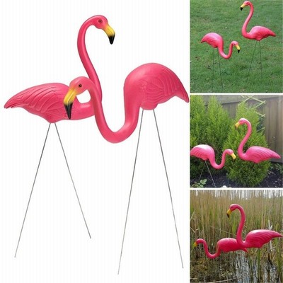 ガーデニングのアクセントにも リアルなピンクフラミンゴのペアオブジェ 造園 家庭 庭造り 芝生 装飾 置物 レトロ インテリア 像 通販 Lineポイント最大0 5 Get Lineショッピング