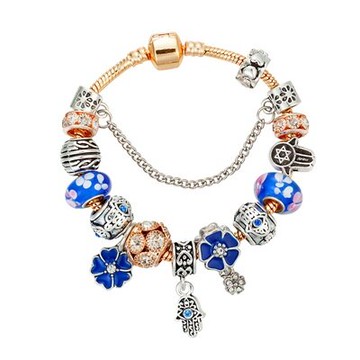 串珠手鍊 手環-閃耀鑲鑽精美時尚琉璃飾品生日情人節禮物女配件73kc259【獨家進口】【米蘭精品】