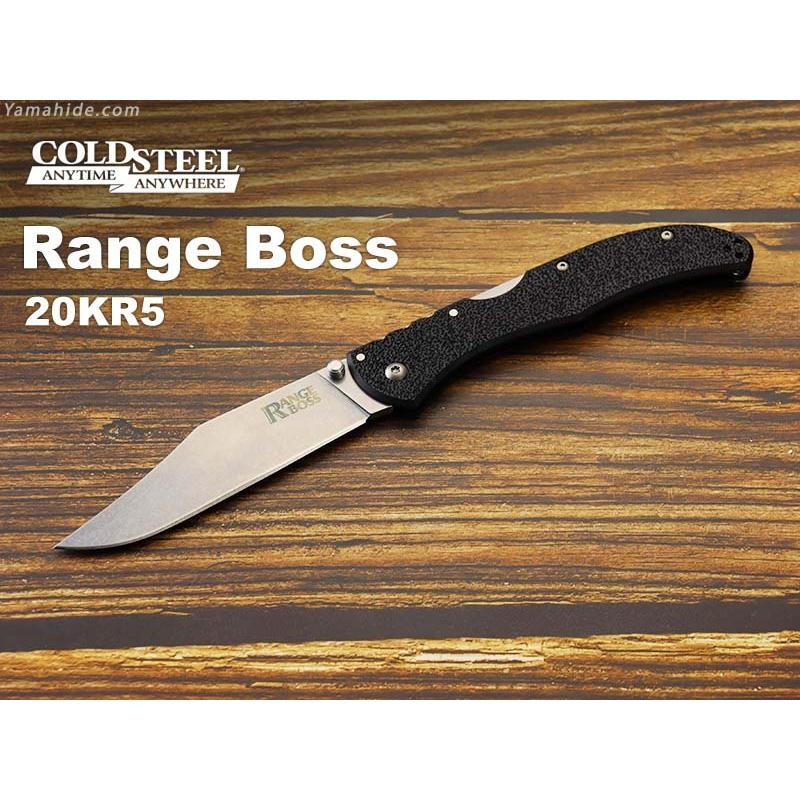 コールドスチール CS-20KR5 レンジボス ブラック 折り畳みナイフ COLD STEEL Range Boss folding knife