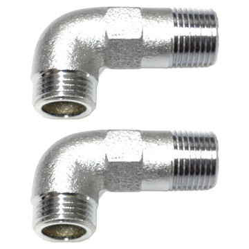 新多多小舖 四分電白彎 90度彎角 鍍鋅防鏽 螺紋精準 管道連接  1入