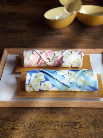 京友禪染萬用巾 / 胡蝶蘭 粉紅色